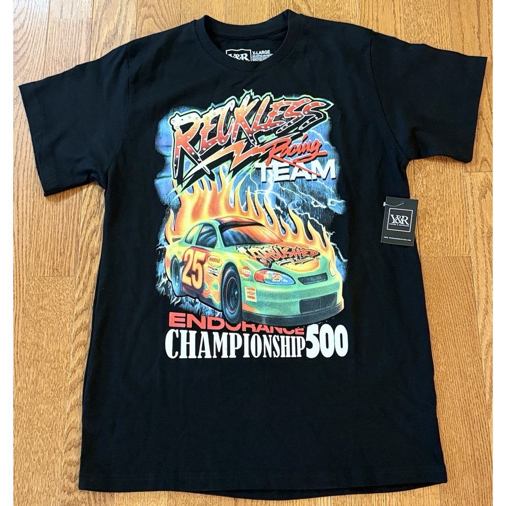 NWT Young & Reckless T-Shirt Men's Sz XL Endurance Championship 500 Racing Team
